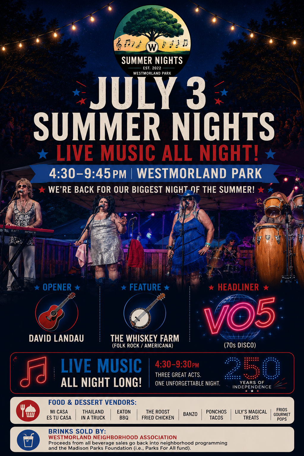 Summer Nights Flyer for 7/3/26